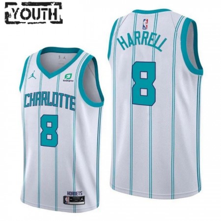 Dres Charlotte Hornets Montrezl Harrell 8 Jordan 2022-23 Association Edition Bijela Swingman - Dječji